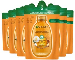 Garnier Loving Blends Argan- & Cameliaolie Shampoo Refill - Voor Droog en Dof Haar - Intense Voeding en Glans - 6x250ml