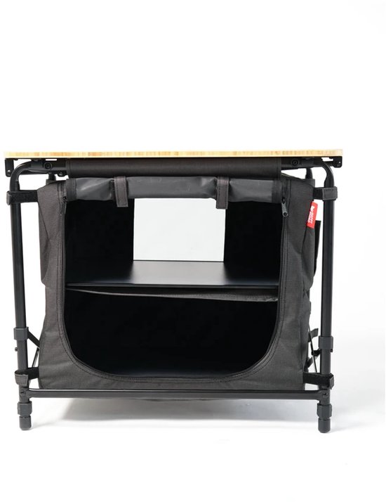 Happy Rhino - Kast Nephin - Grijs - Campingkast - Voorraadkast - Kampeerkast - Stalen buis - 60 x 45 x 51 cm — afbeelding 3