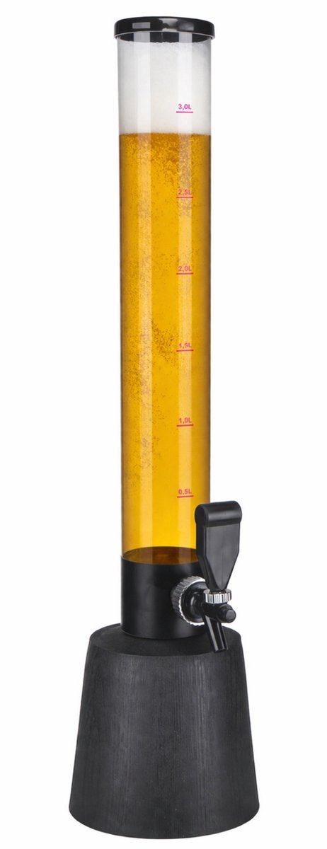 HI Biertoren 3 L transparant