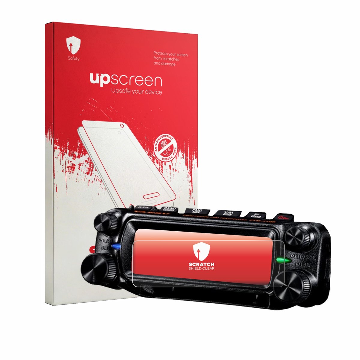 upscreen - Screenprotector voor Yaesu FTM-310 - Folie Beschermfolie transparant
