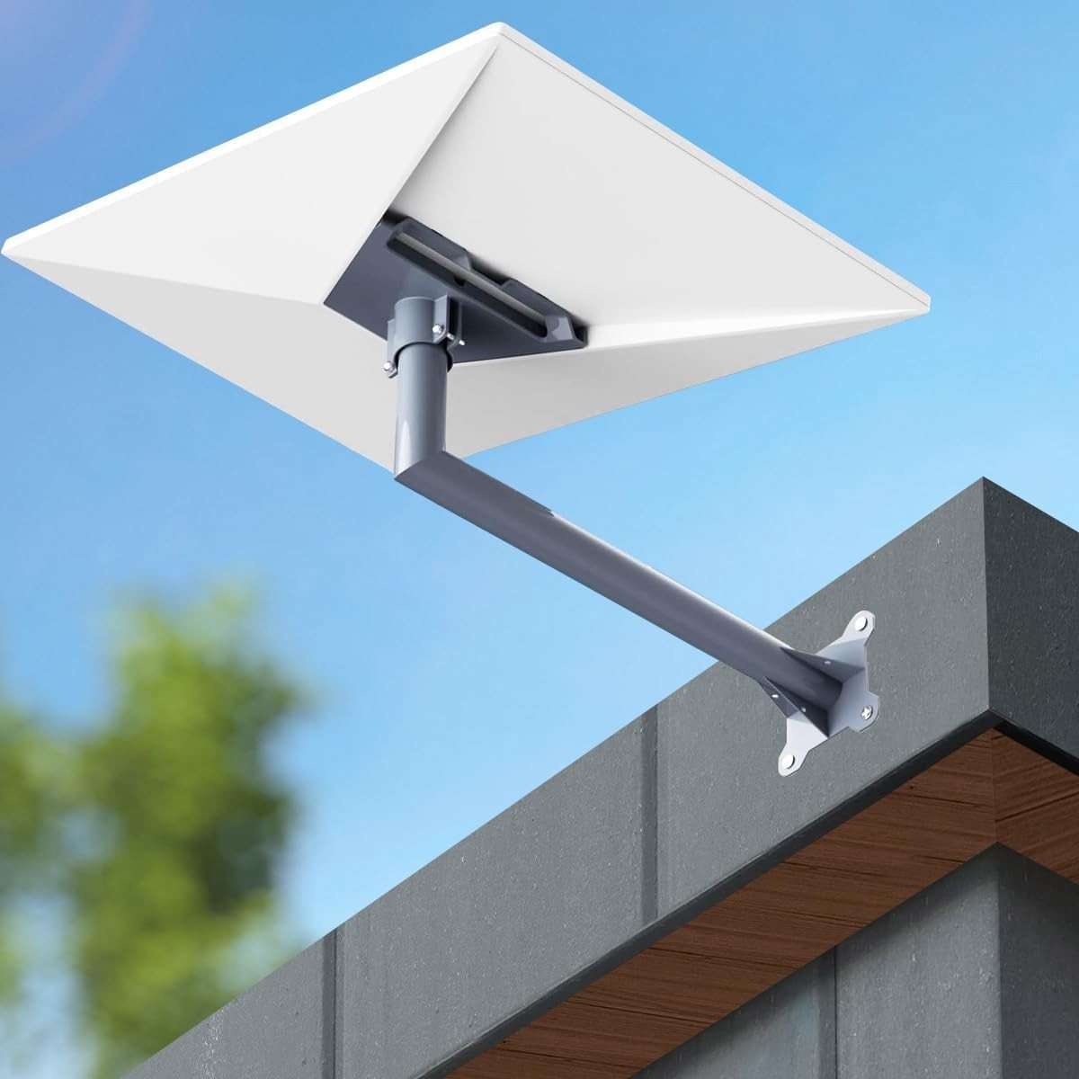 Compatibele Satellietschotel voor V3, Wandmontage voor Schotelantenne, Antenne Mast Houder en Stevige Bevestiging