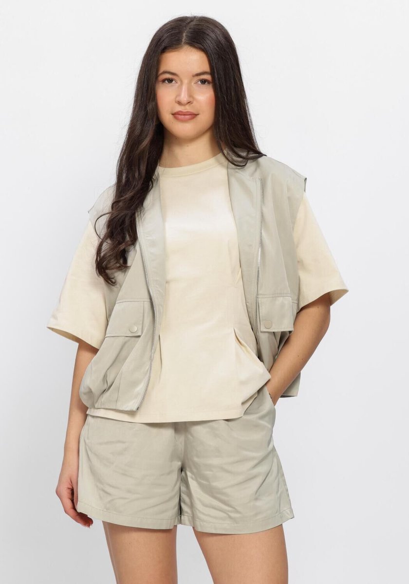 EDITED Veronica Vest Blazers Dames - Zand - Maat 38