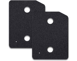 Vervangend plintfilter voor Miele T1-droger - 9164761 warmtepompdroger - plintfilter van schuim - 2 stuks