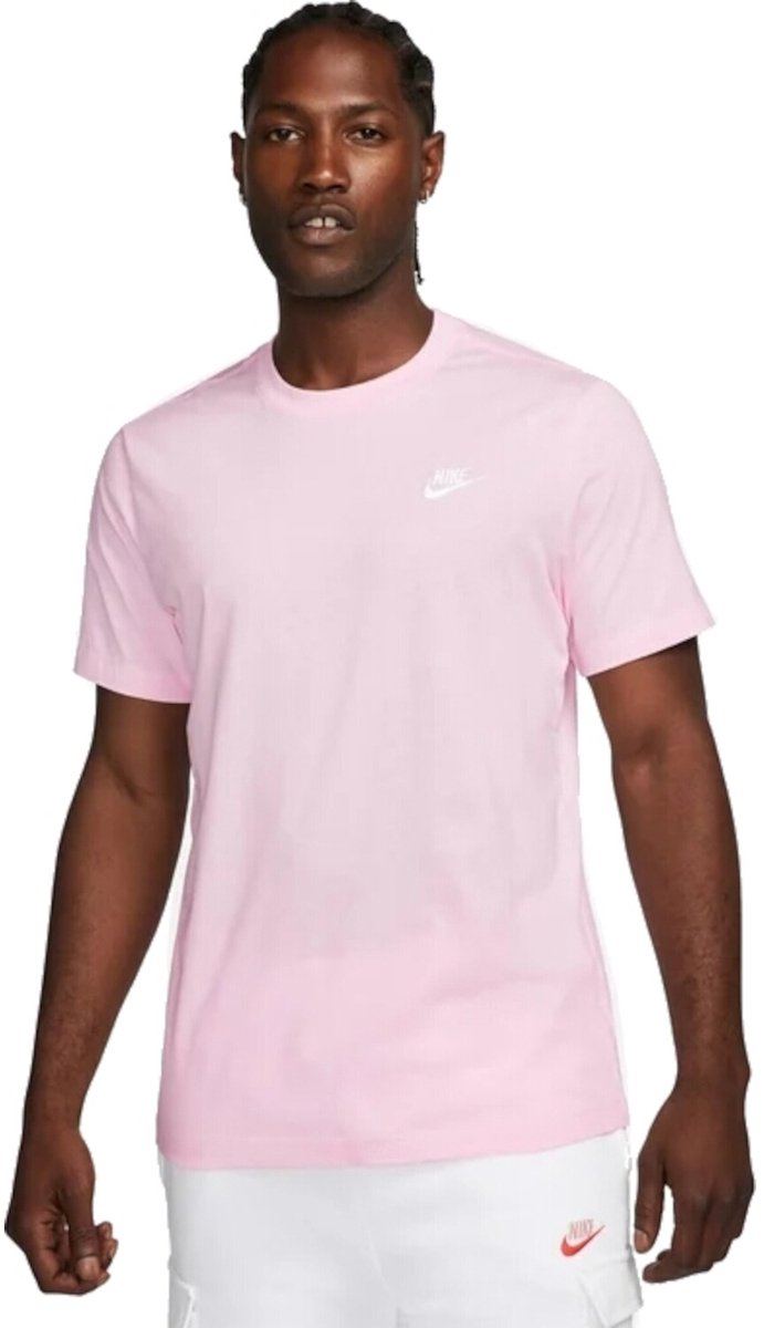 Nike Sportswear Club Heren T-shirt Ar4997-665 Kleur Rood