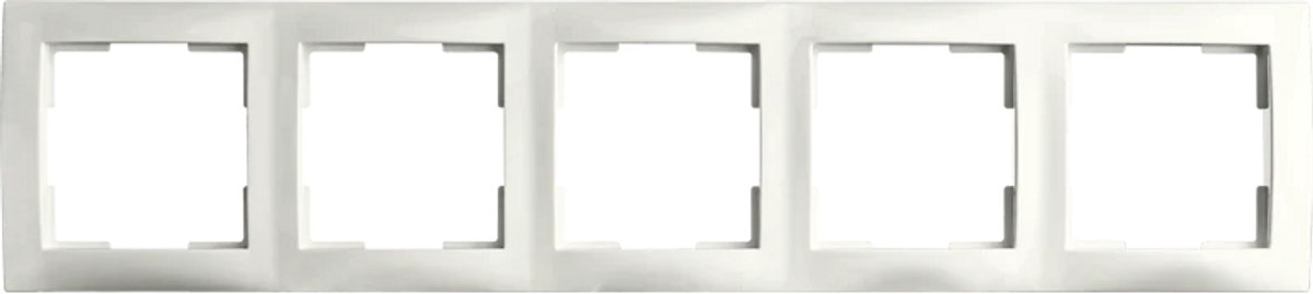 ION industries afdekraam 5-voudig - E1 alpin wit glanzend (80.302.514)