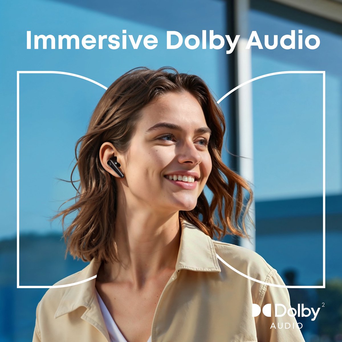 soundcore Liberty 5 by Anker - Draadloze oordoppen met noise-cancelling - 2x sterkere stemonderdrukking - Realtime adaptieve noise canceling - Snelladen - Dolby Audio - Heldere gesprekken met 6 microfoons en AI - Lange batterijduur thumbnail 3