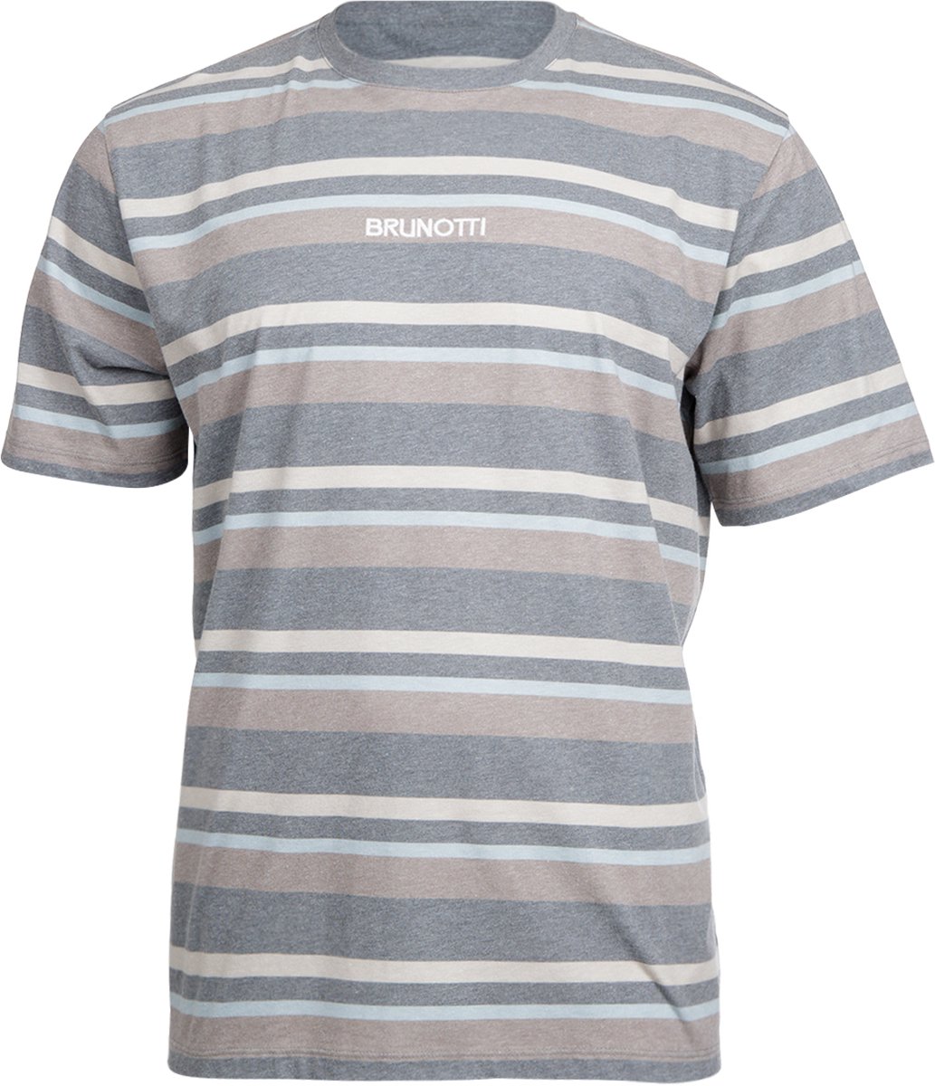 Brunotti Steffin T-Shirt 100% Katoen Relaxed Fit Crewneck XXXL Stripe