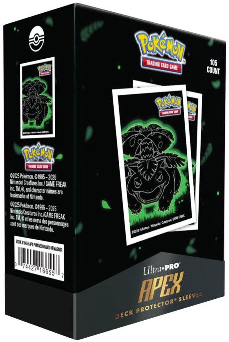 Ultra Pro Pokémon APEX Deck Protector Sleeves-Venusaur (Diversen) Nieuw