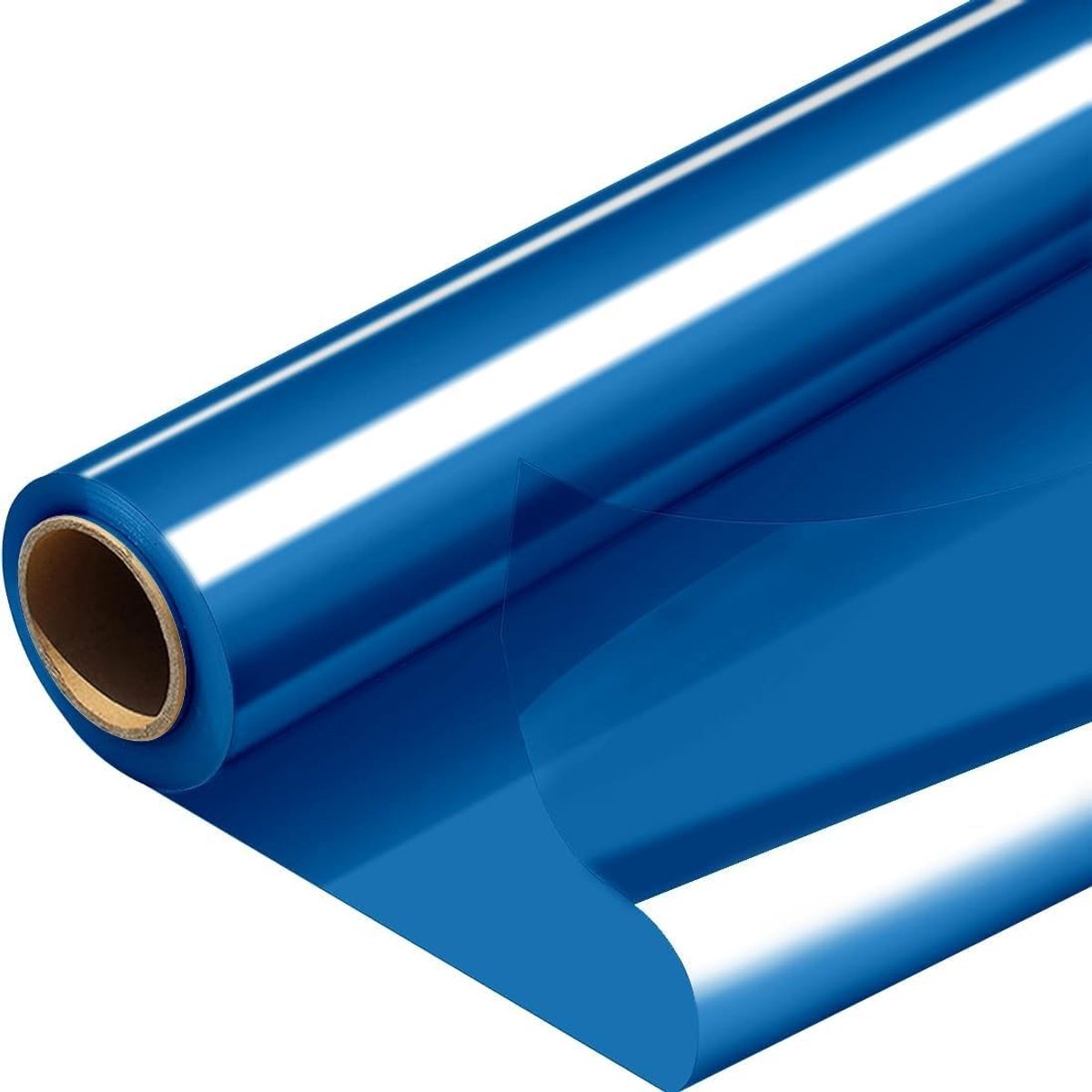 Allecto - Cellophane Gift Wrap - Cadeauverpakking - 30m x 40cm - Transparant Blauw - Decoratie - Perfect voor Feestjes - Geschikt voor Cadeaus