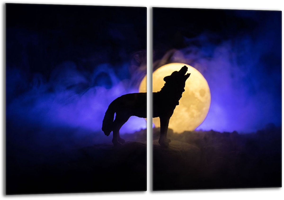 TMK ArtDeko - Snijplank - Glas - 2x40x52cm - Wolfmotief