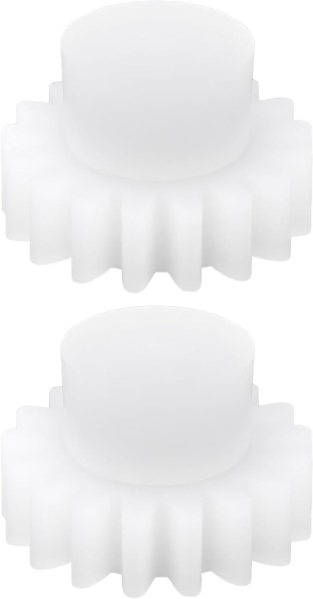 2 Stuks 17T Cassette Deck Motion Gear Geschikt voor Sony TC-K311, TC-K411, TC-K461 en TC-K561, Verbeter de Geluidskwaliteit en Prestatie van je Audioapparatuur