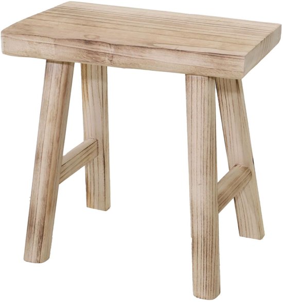 Home & Styling Plantverhoger / plantentafel - bankje - Decowood - 40 x 22 x 26 cm - rechthoek