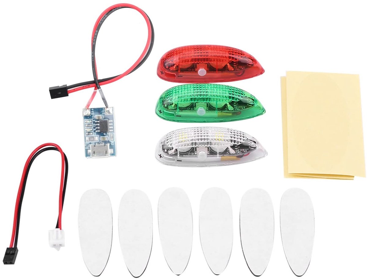 Allecto - Zerodis Drone LED Licht - Superhelder voor Vliegtuigen en Drones
