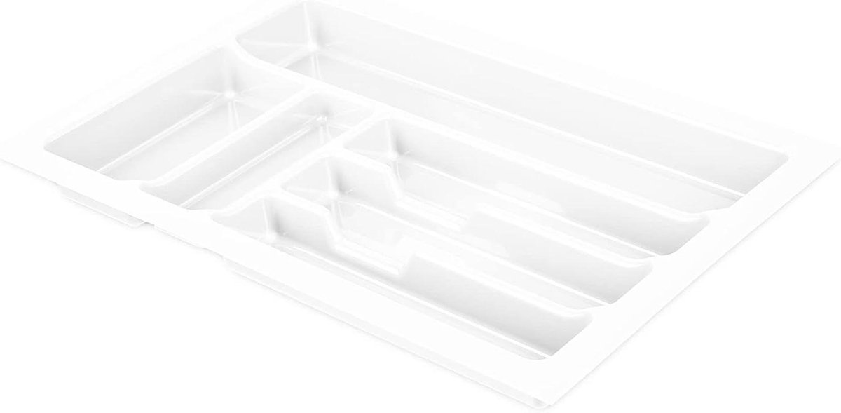 Besteklade Organizer - Lade Indeler - Keuken Organiseren - Op Maat Te Knippen - 40 cm - Wit