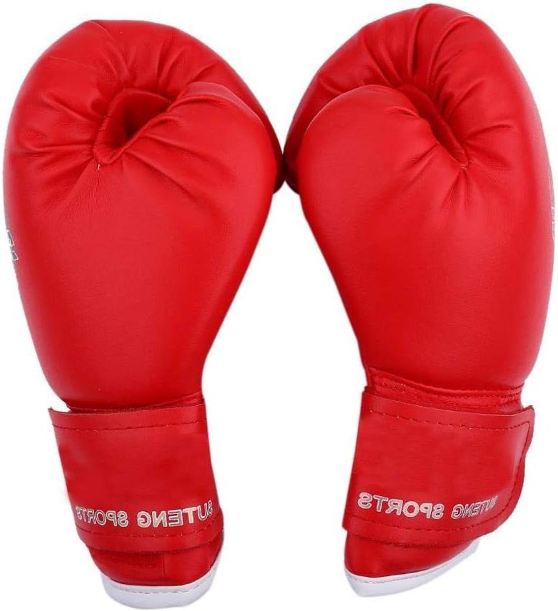 Kinder Bokshandschoenen - Trainingshandschoenen Boksen - Sporten en Trainen - Verstelbare Klittenbandsluiting - 23 x 14 cm - Rood