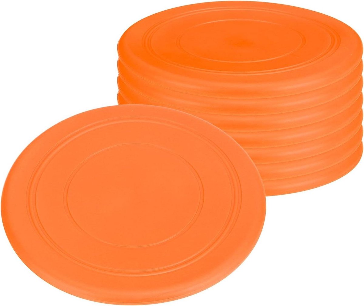 Vliegende Schijven - Frisbee Flyer - Buitenspellen - Zacht Flexibel TPR - 17.8 cm - Oranje