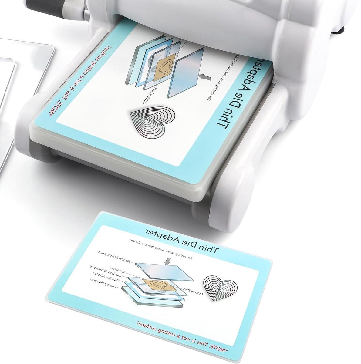 Adapter Pad - Snijpad Adapter - Papier Snijden - Duurzame PC Plastic - 9 x 6 inch - Transparant