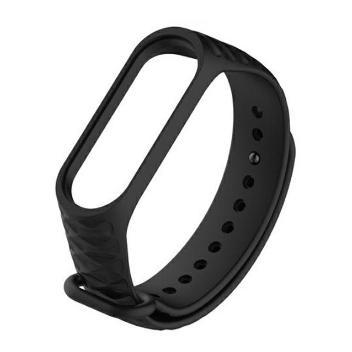 Beline Serie - Horlogeband - Mi Band 3 - Zwart - Luxe