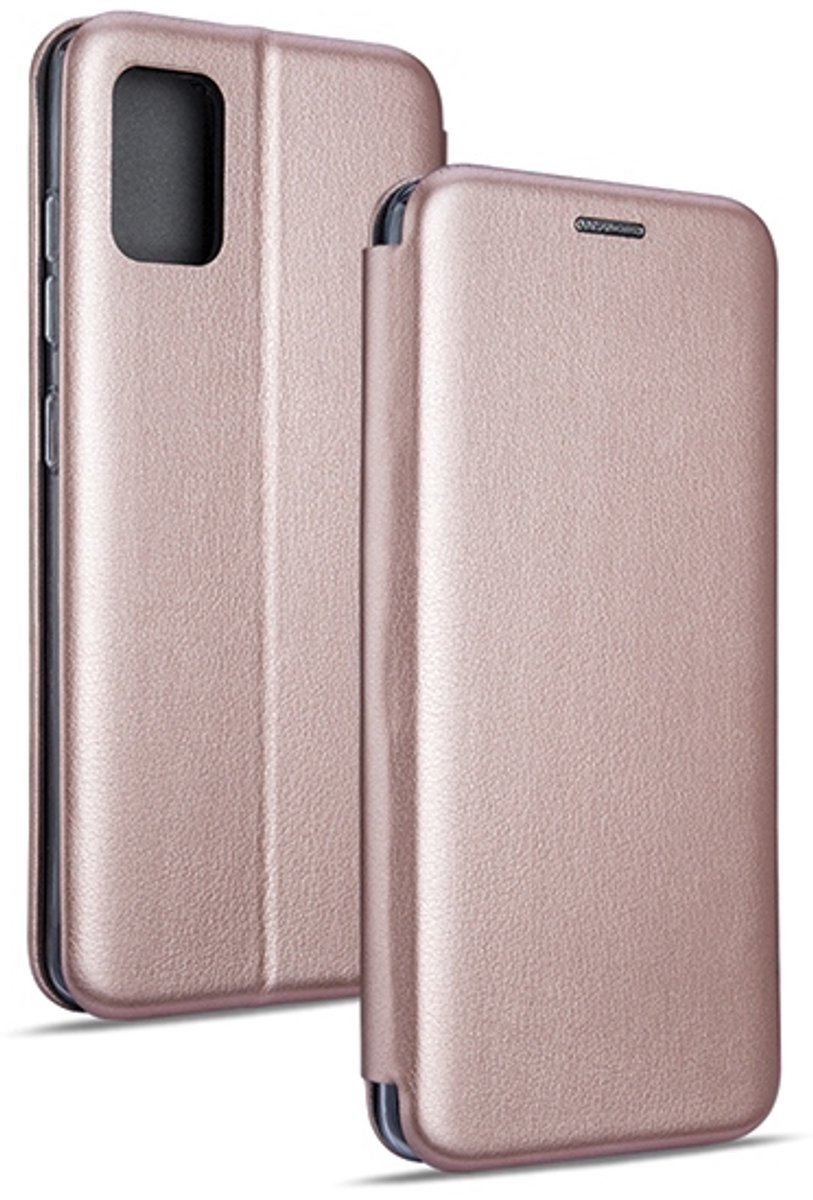 Beline Book Magnetisch Samsung A20s A207 hoesje roze-goud/rosé goud