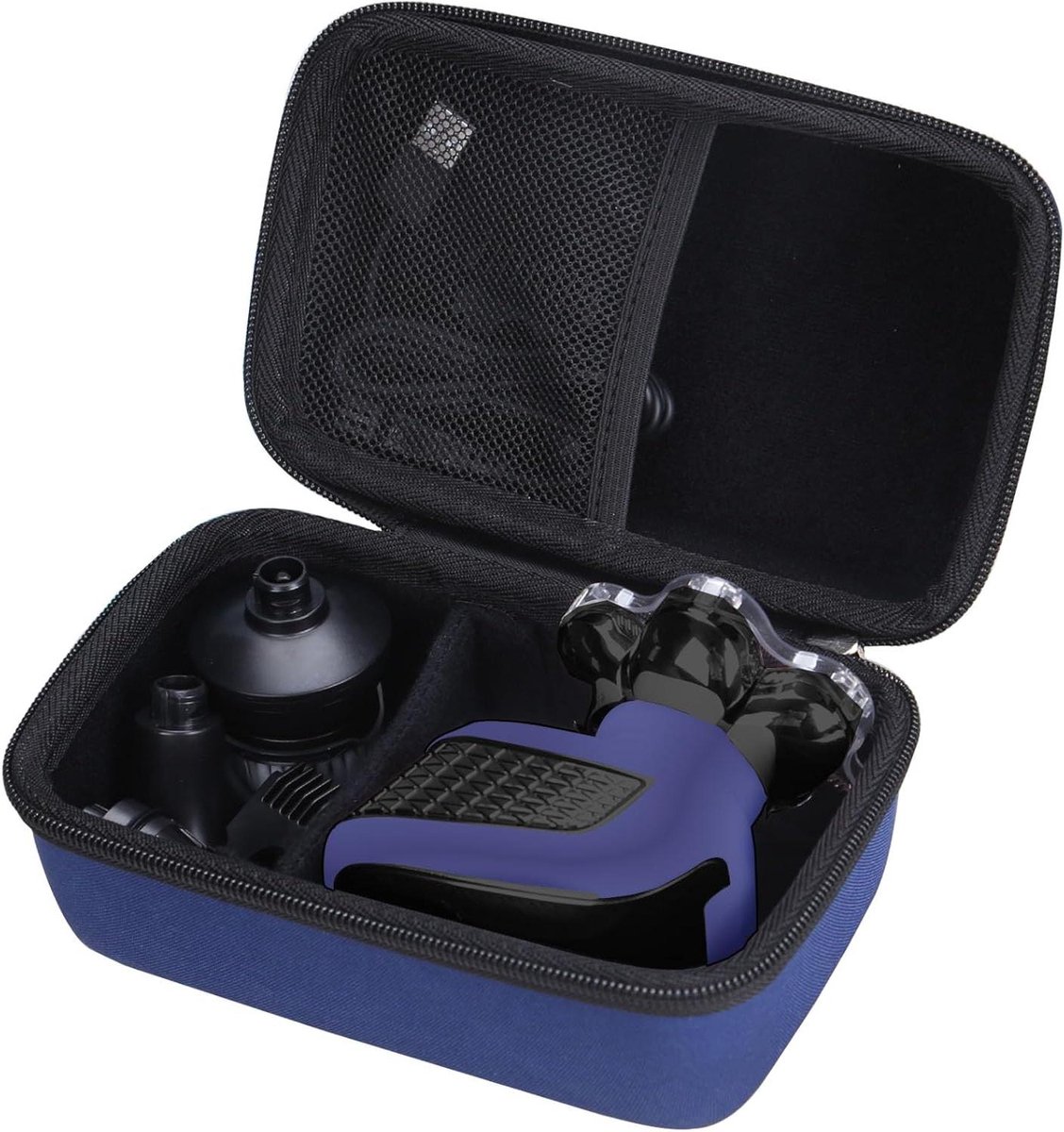 Reis Etui - Opbergdoos - Elektrisch Scheren - Schokabsorberend - Compact Formaat - Blauw