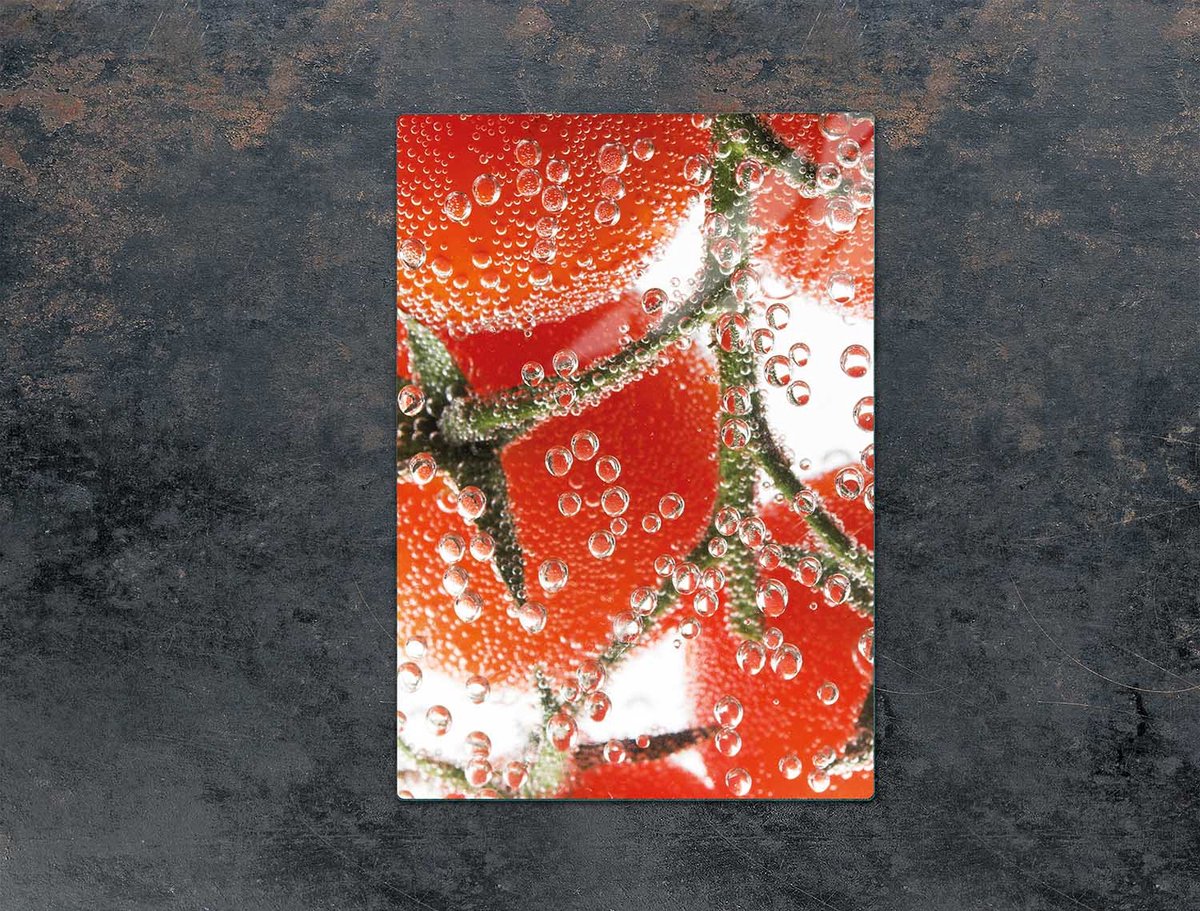 TMK ArtDeko - Snijplank - Glas - 35x52 cm - Pomidor