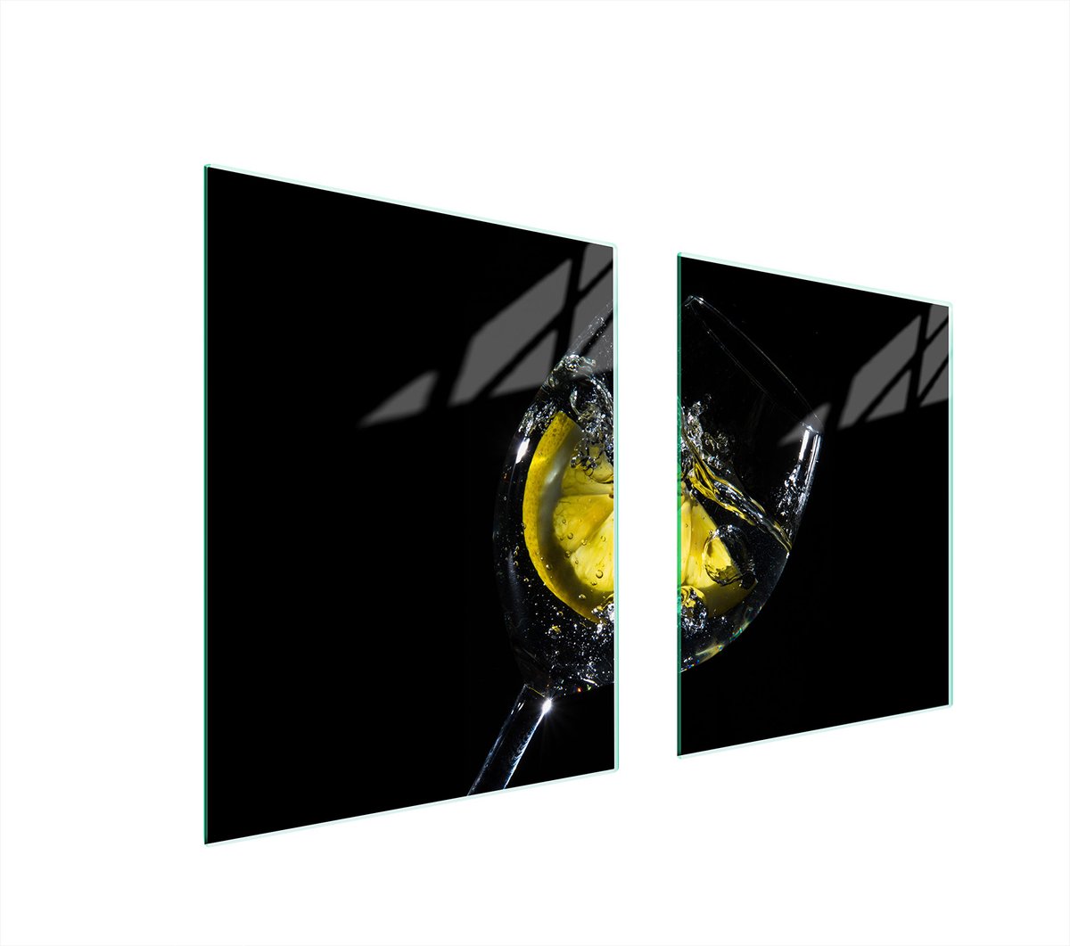 TMK ArtDeko - Kookplaat Beschermplaat - Glas - 85x52 cm - Wijnkleur