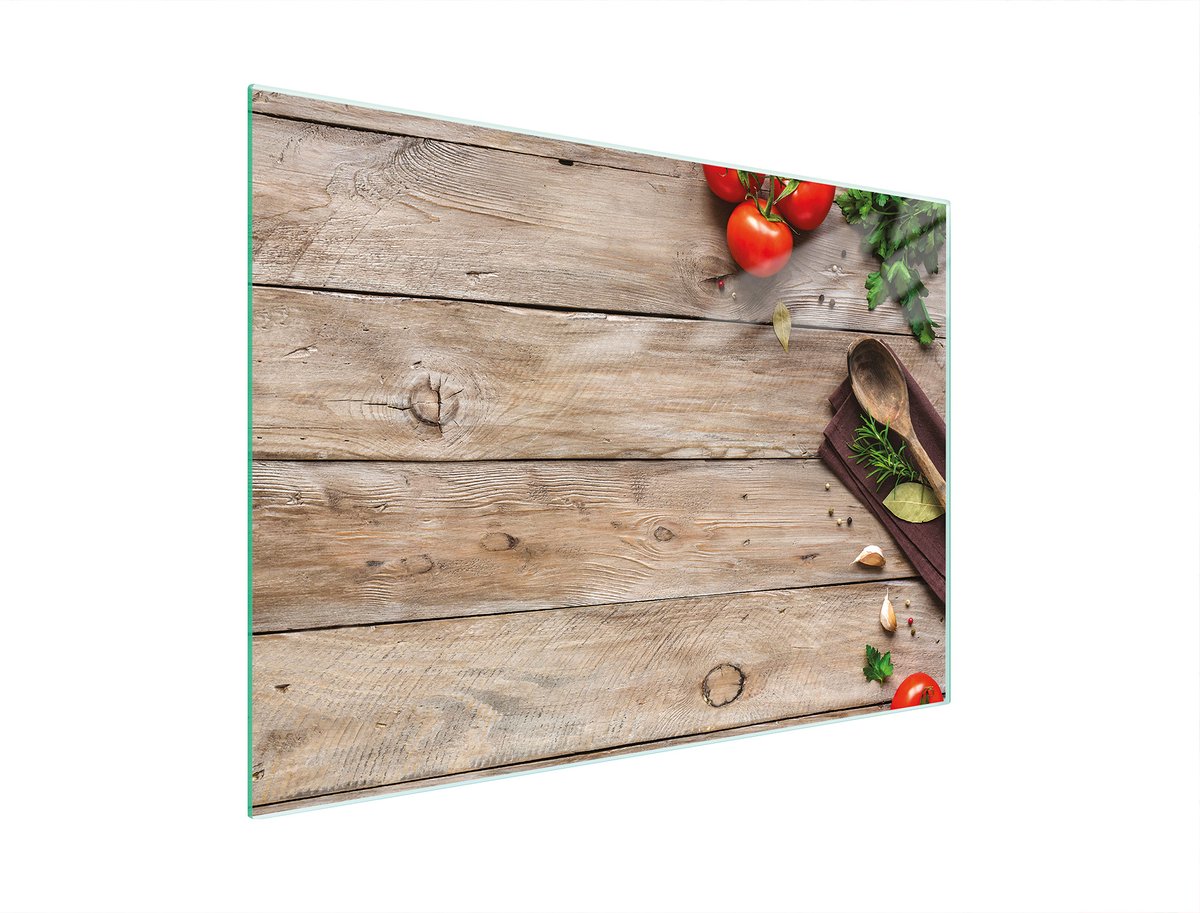 TMK ArtDeko Serie - Snijplank van gehard glas - 30x22 cm - Antislip - Hygienisch