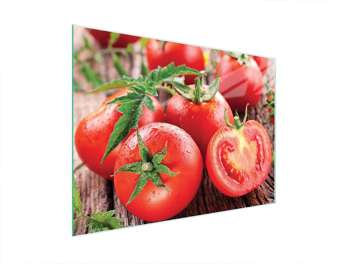 TMK ArtDeko - Snijplank - 40x30 cm - Gehard Glas - Motief Pomidor