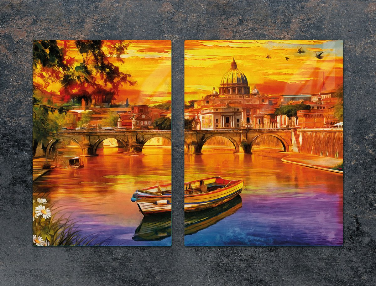 TMK ArtDeko - Snijplank - Glas - 75x52 cm - Osłona