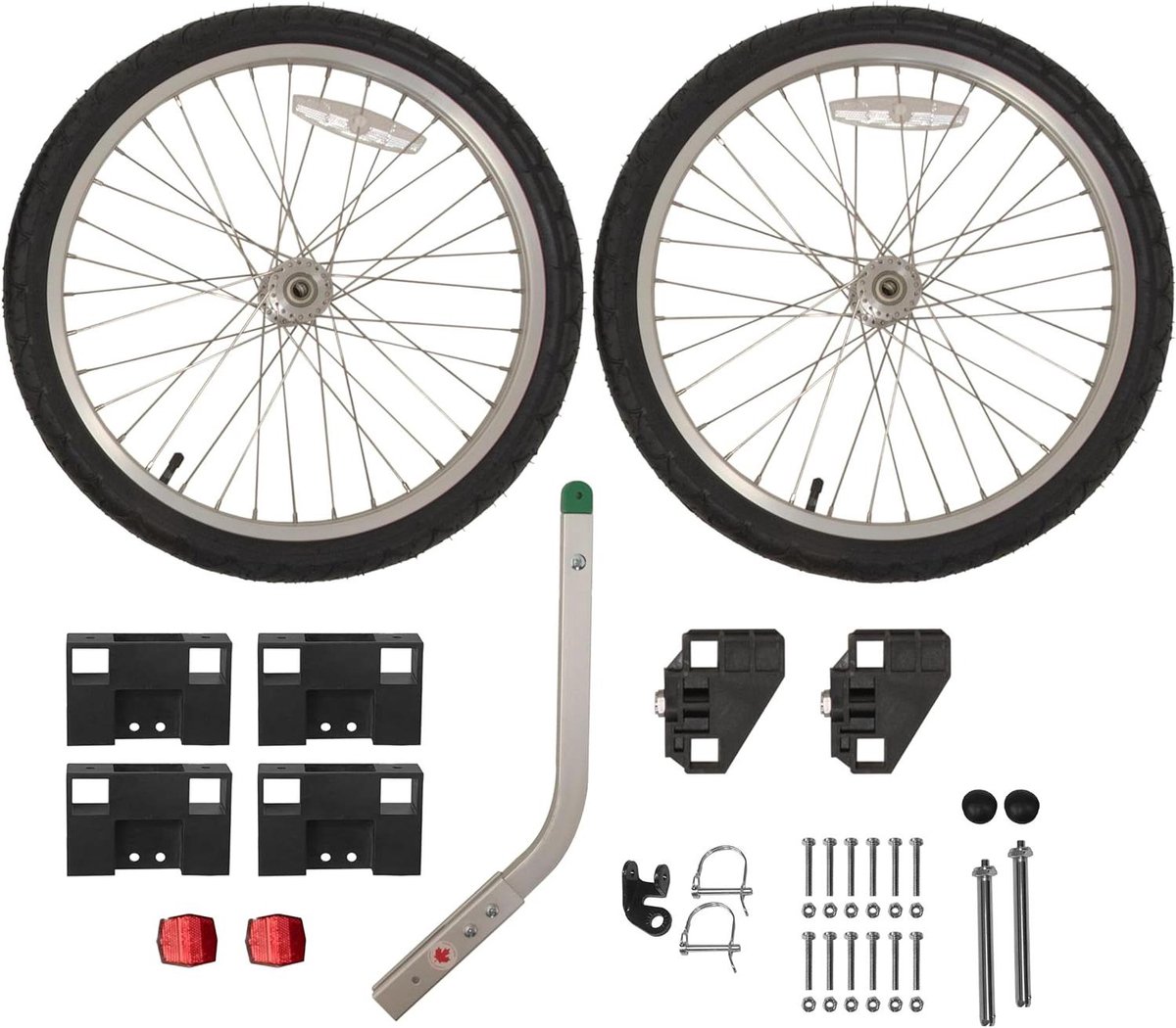 Fietskar Trailer Kit - Vrachtfietskar DIY - Vracht Vervoeren - Aanpasbare Vrachtoplossing - 36 x 72 inch - Rm