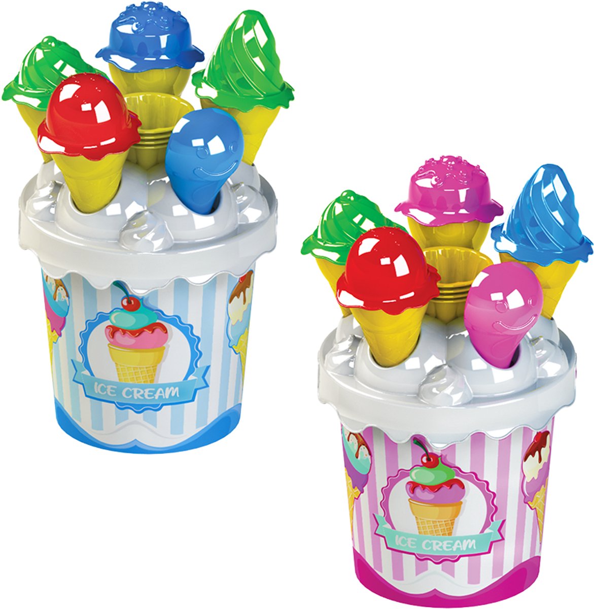 Emmerset ice cream bucket | blauw
