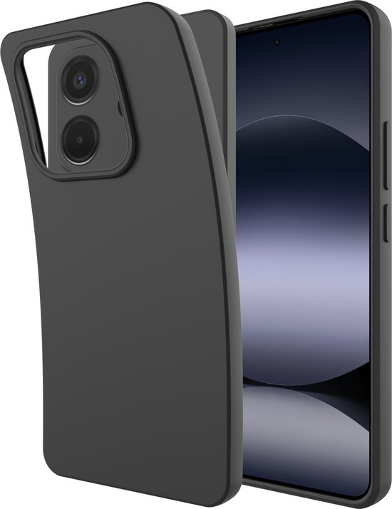 Just in case Soft Design Xiaomi Redmi Note 14 4G Back Cover Zwart