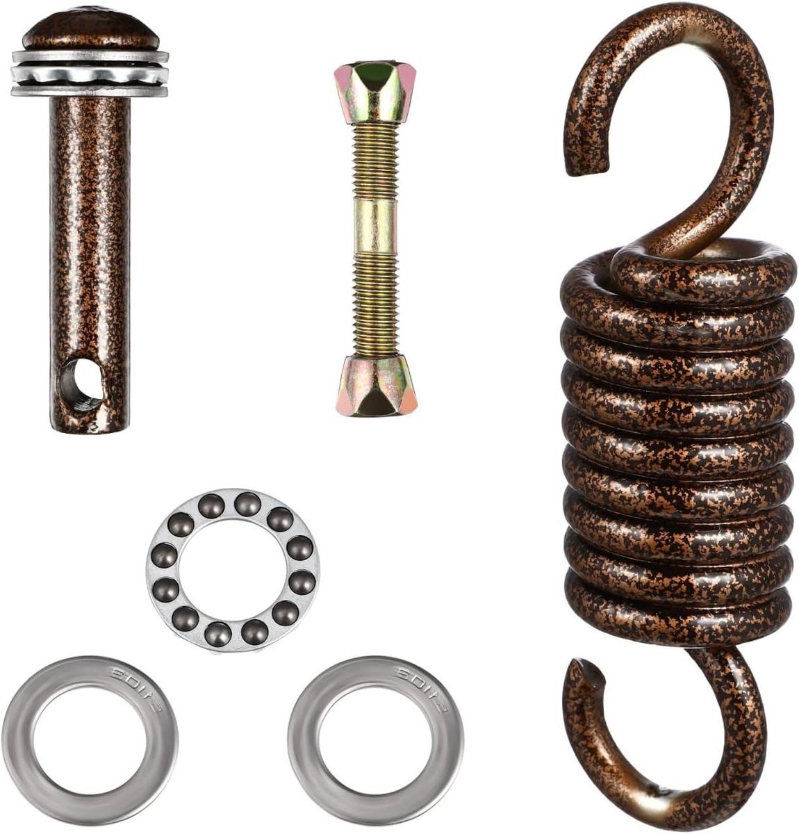 Hangmat Ophangset - Schommelhaak Set - Buiten Ontspannen - Laag Geluid - 12 cm - Zilver