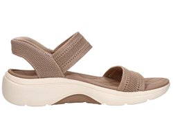Skechers GO WALK ARCH FIT 2.0 SANDAL - Dames Sandalen - Tan