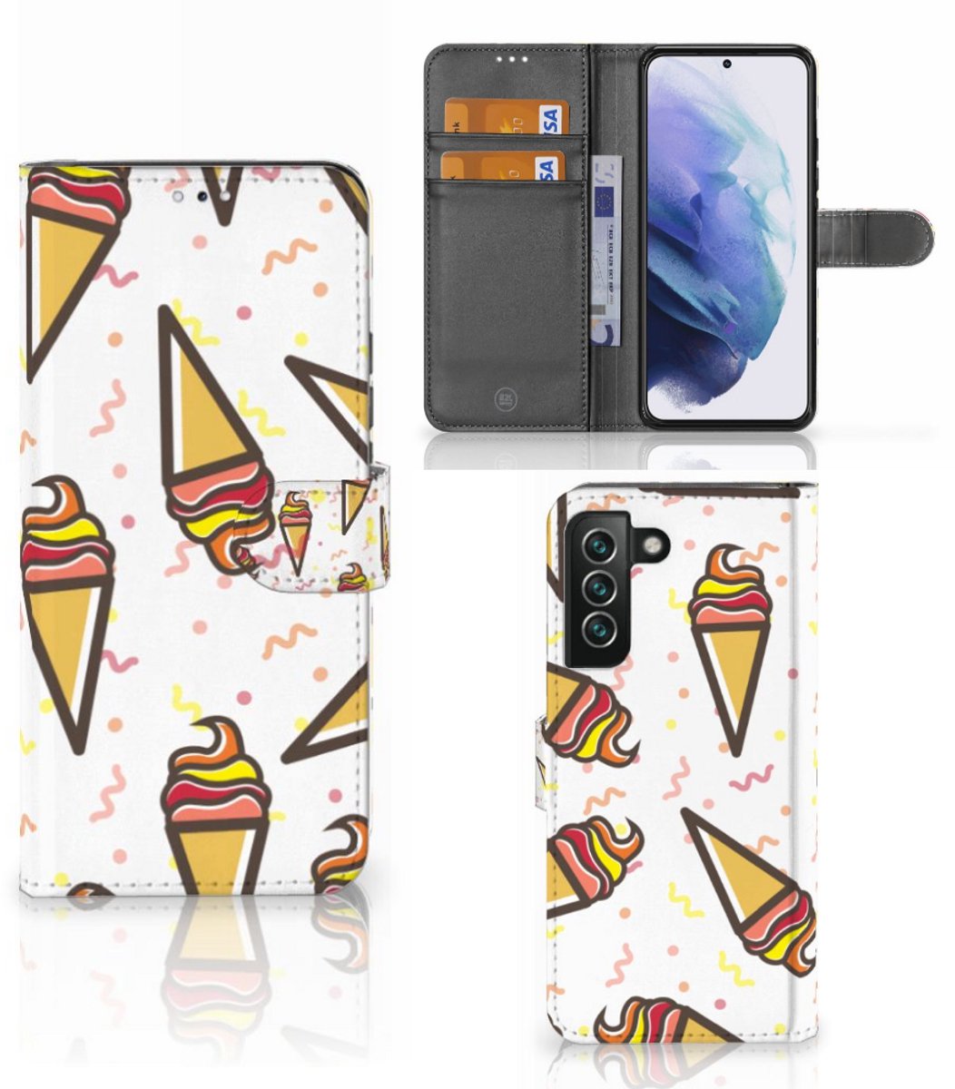 Boekhoesje voor Samsung Galaxy S22 Plus Book Cover Icecream