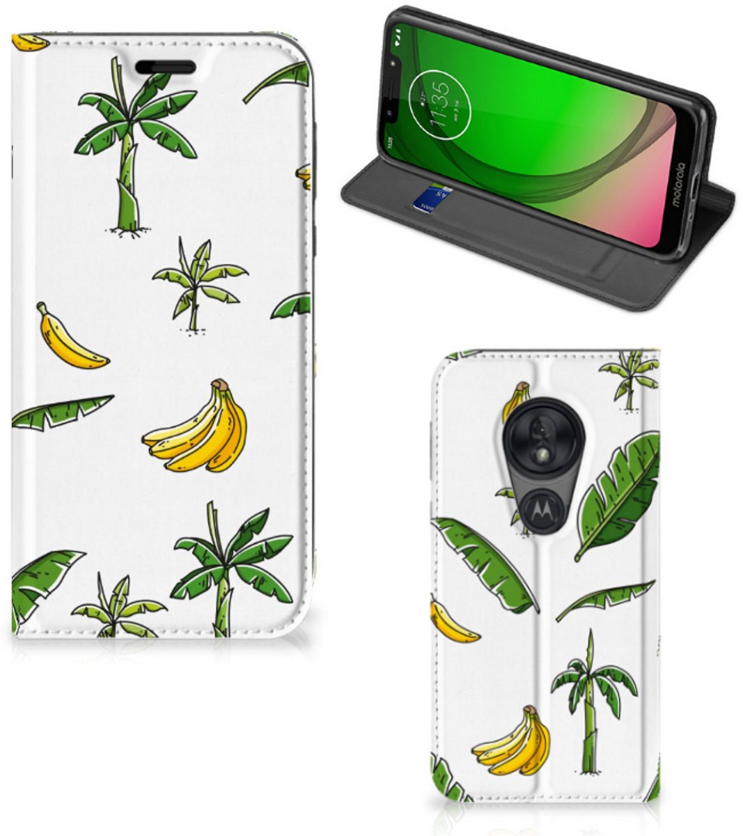 Motorola Moto G7 Play Smart Cover Banana Tree