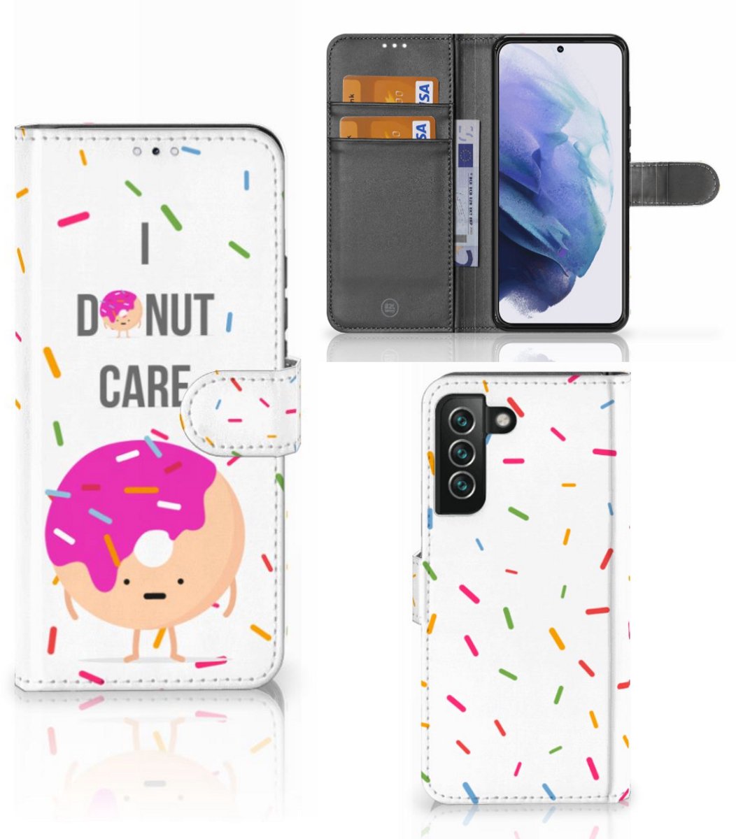 Samsung Galaxy S22 Plus Book Cover Donut Roze