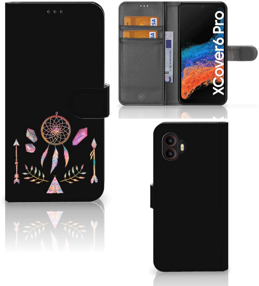 Samsung Galaxy Xcover 6 Pro Leuk Hoesje Boho Dreamcatcher