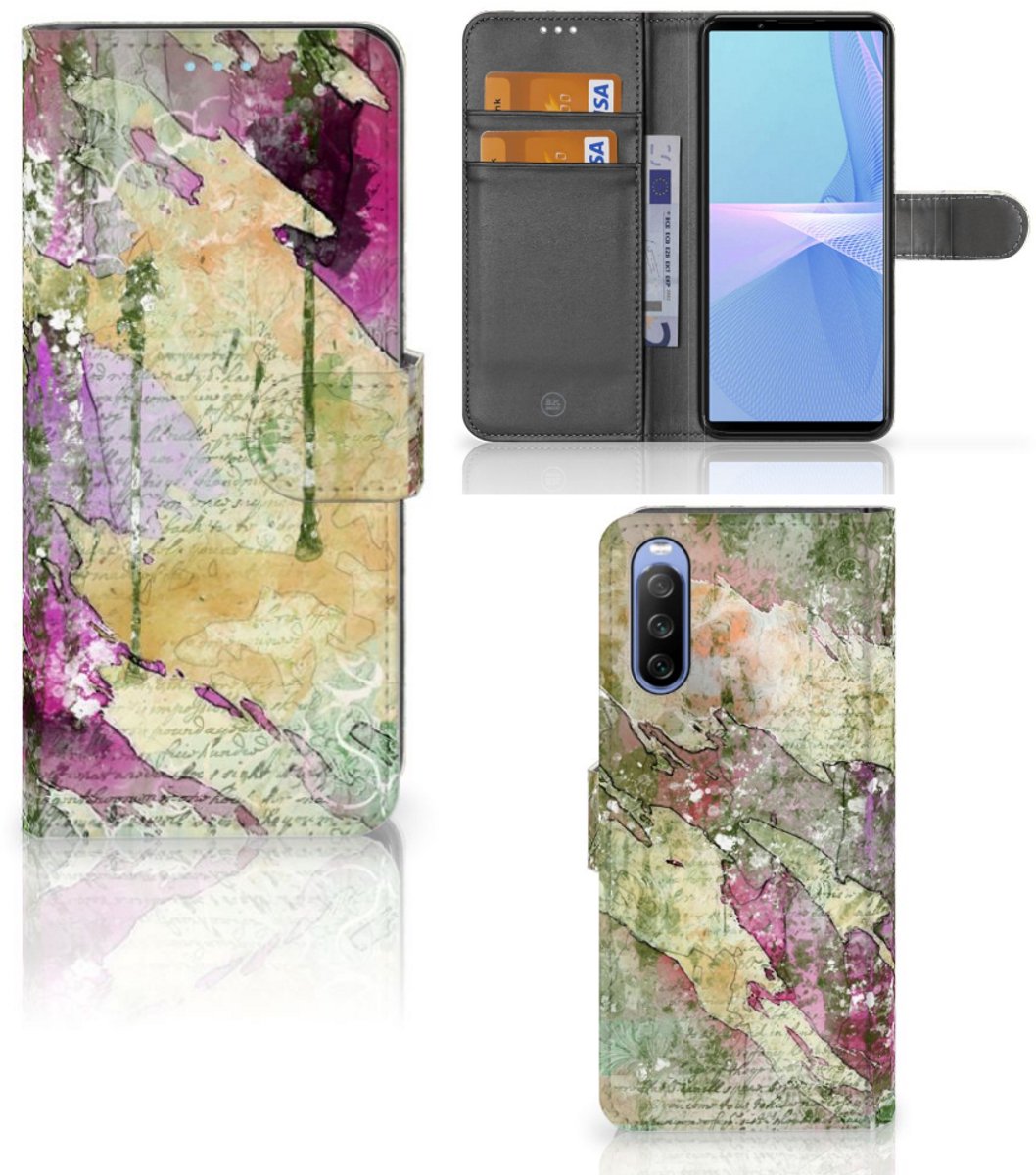Hoesje Sony Xperia 10 III Letter Painting