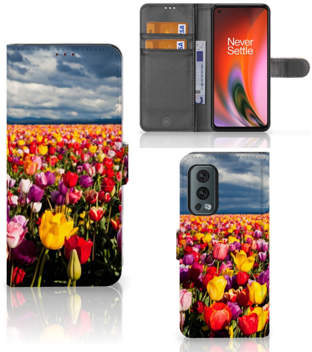 OnePlus Nord 2 5G Hoesje Tulpen