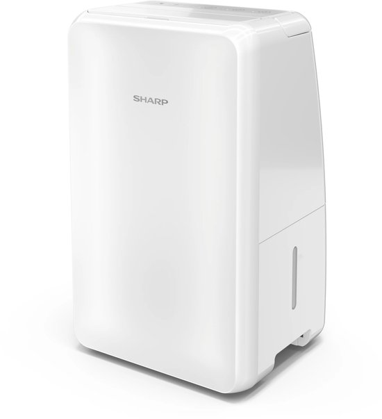Sharp UD-T10AE-W luchtontvochtiger – Ontvochtigt tot 10L per dag – Voor ruimtes tot 40 m² – Japanse kwaliteit voor woonkamer, slaapkamer, hobbykamer, werkruimte of kelder – Zeer stil