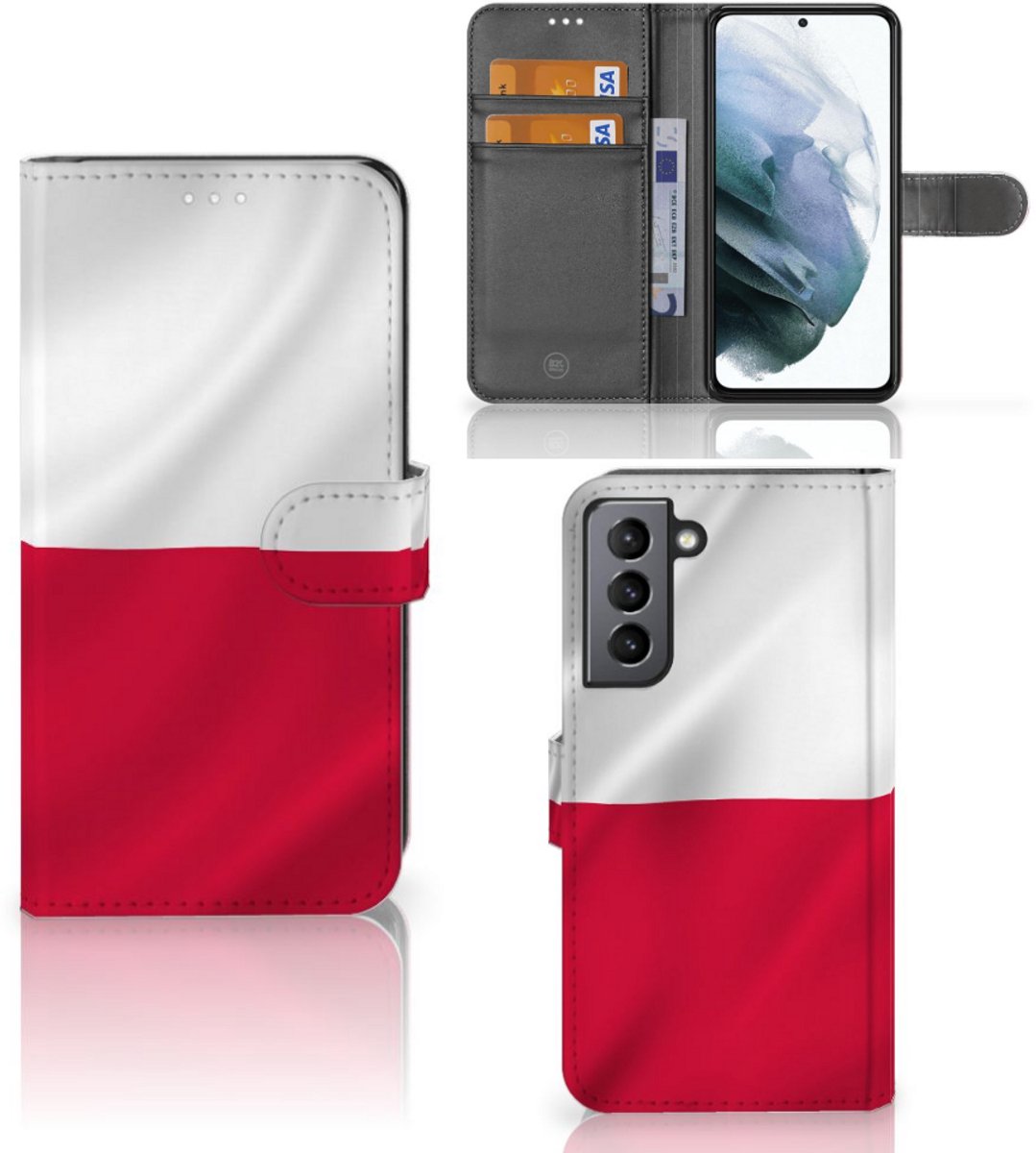 Samsung Galaxy S21 FE Bookstyle Case Polen