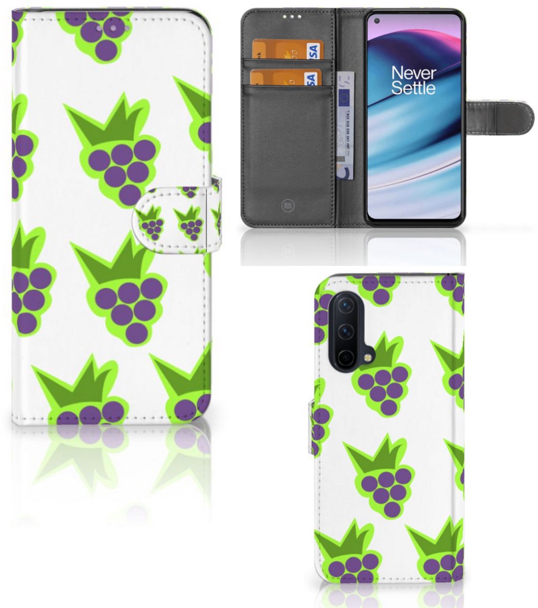 OnePlus Nord CE 5G Book Cover Druiven