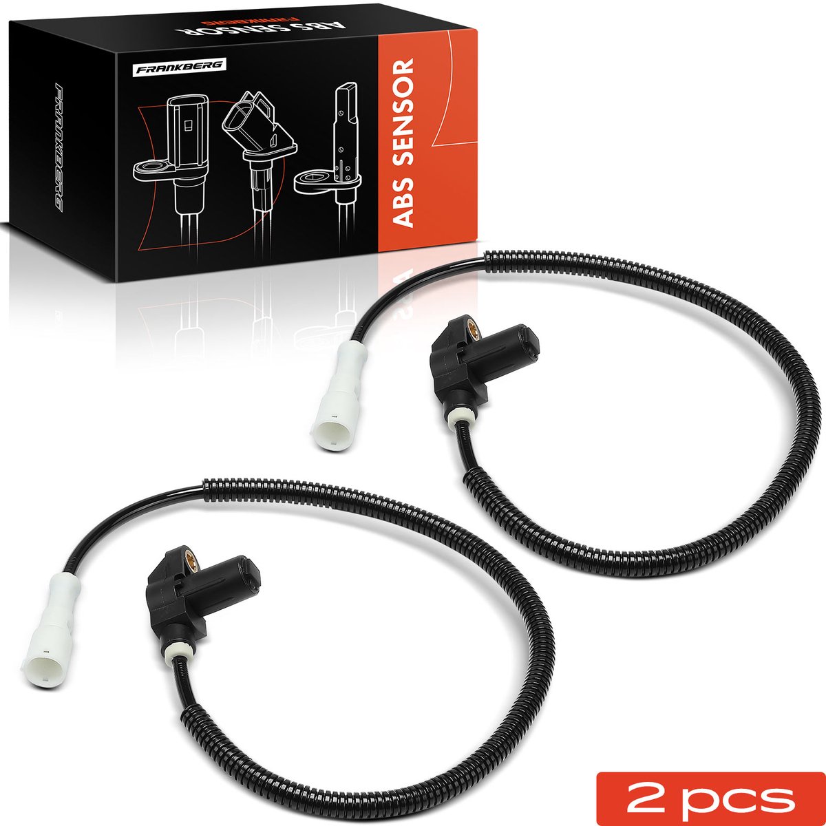 Frankberg 2x ABS-sensor vooras links rechts voor Opel