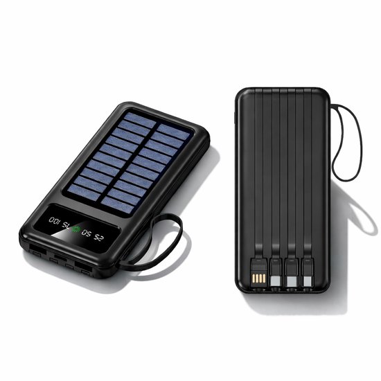ReBuild Official Mini Solar Powerbank 10000 mAh met - ReBuild Official - €34,95