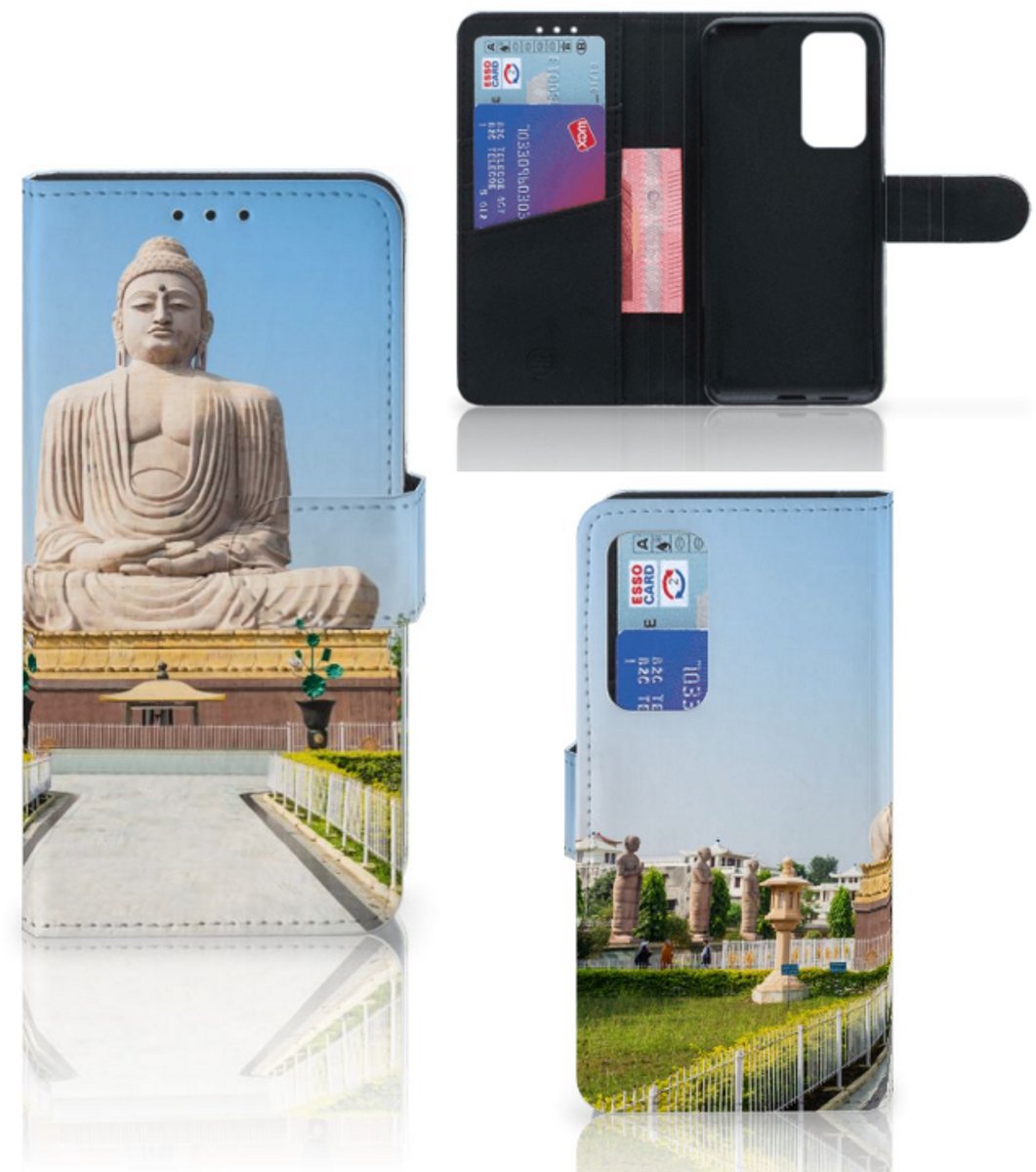 Huawei P40 Flip Cover Boeddha