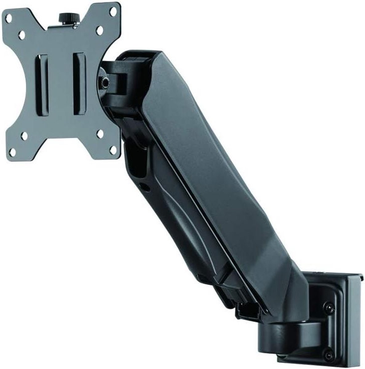LogiLink EO0019-5 - organisatierichtingen monitorarm, met gasdrukveer, 33-27 inch voor montage aan de organisatierail EO0019-1 mat zwart