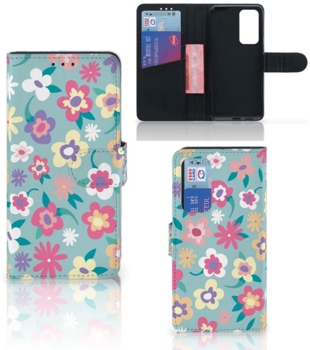 Huawei P40 Hoesje Flower Power