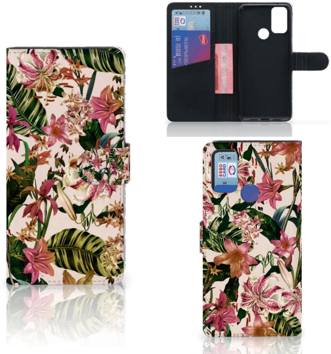Alcatel 1S (2021) Hoesje Flowers