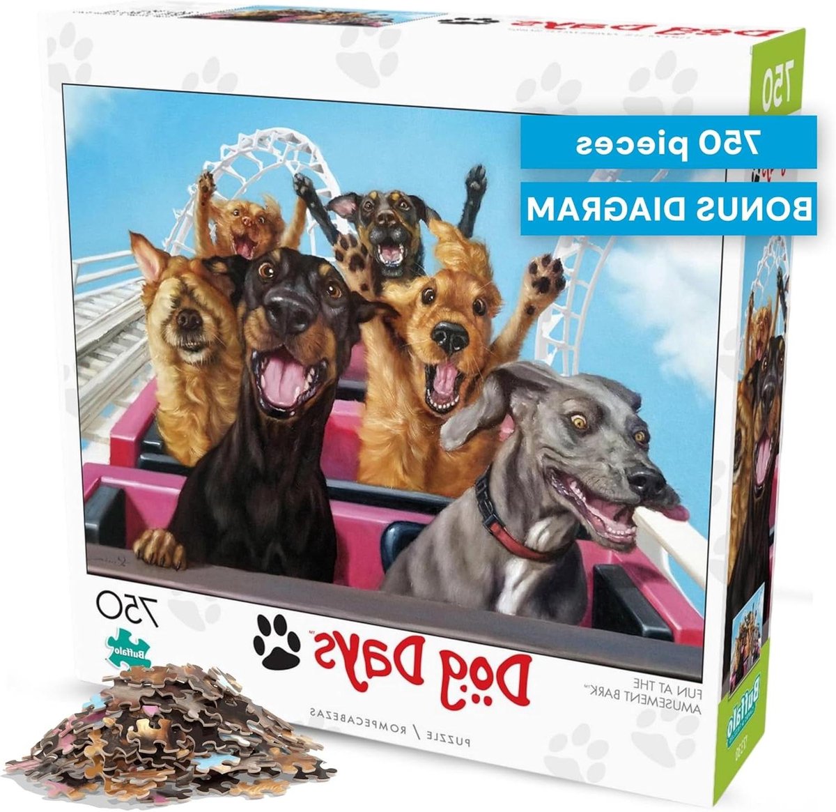 Legpuzzel Volwassenen - Puzzel Spel - Ontspannende Avondactiviteit - 750 Stukjes Precisie - 61 x 46 cm - Meerkleurig
